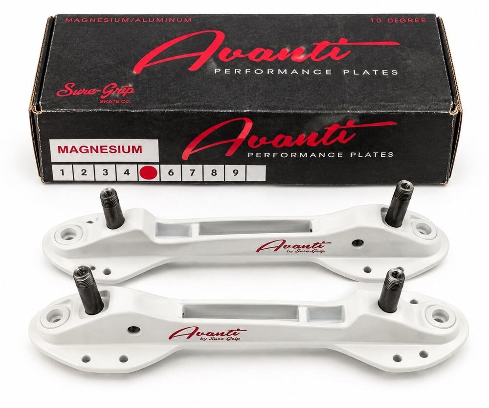 Sure-Grip Avanti Magnesium Performance Roller Skate Plates – Size 5